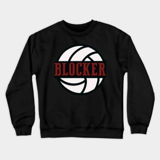 Volleyball blocker Crewneck Sweatshirt